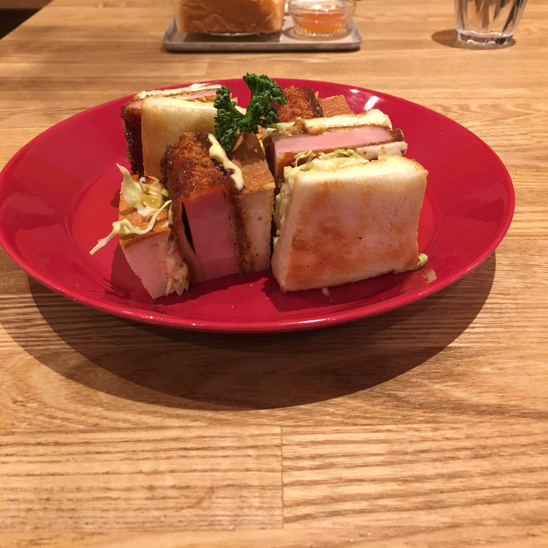 ハムカツサンド(ペリカンカフェ)