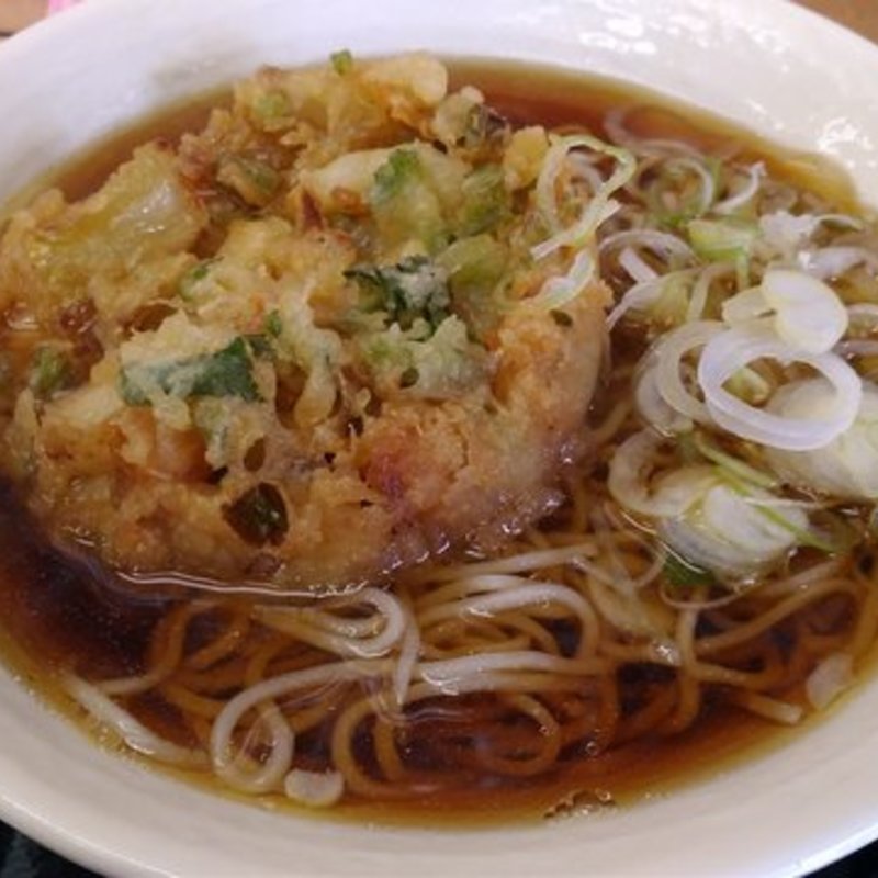 かき揚げ天そば(天花そば )