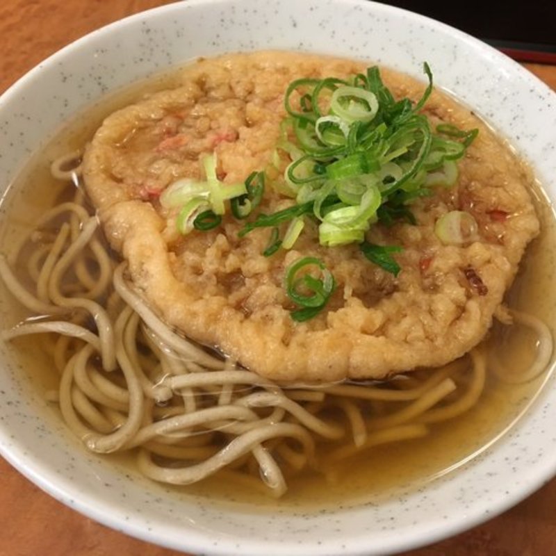 しょうが天そば(都そば 新梅田店 （みやこそば）)