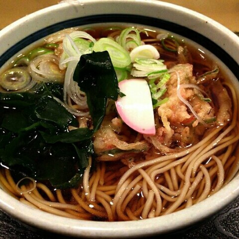 天ぷらそば(めん処 おばた)
