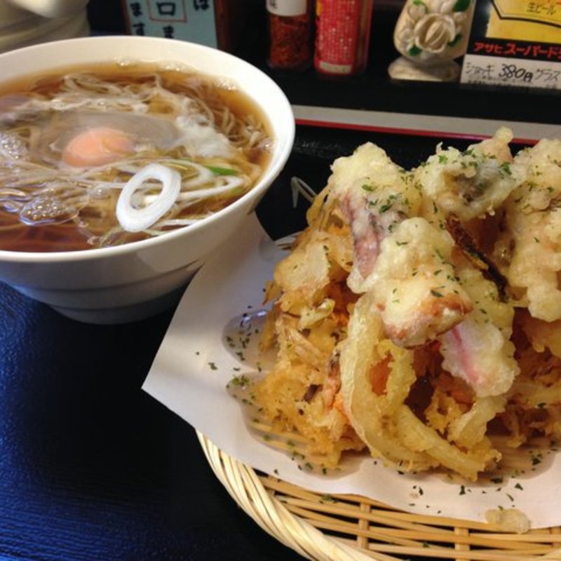 海盛りかき揚げ天(かんだ　冨そば )