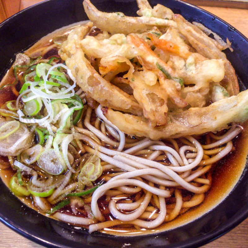 野菜かき揚げそば(じんそば 西八王子店)
