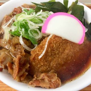 肉そば+コロッケ(そば処 瓢箪 （そばどころひょうたん）)