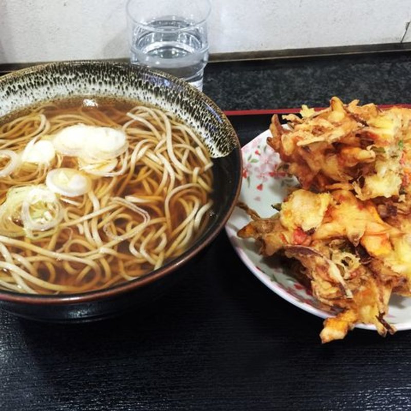 天ぷらそば(à la 麓屋 （あら ふもとや）)