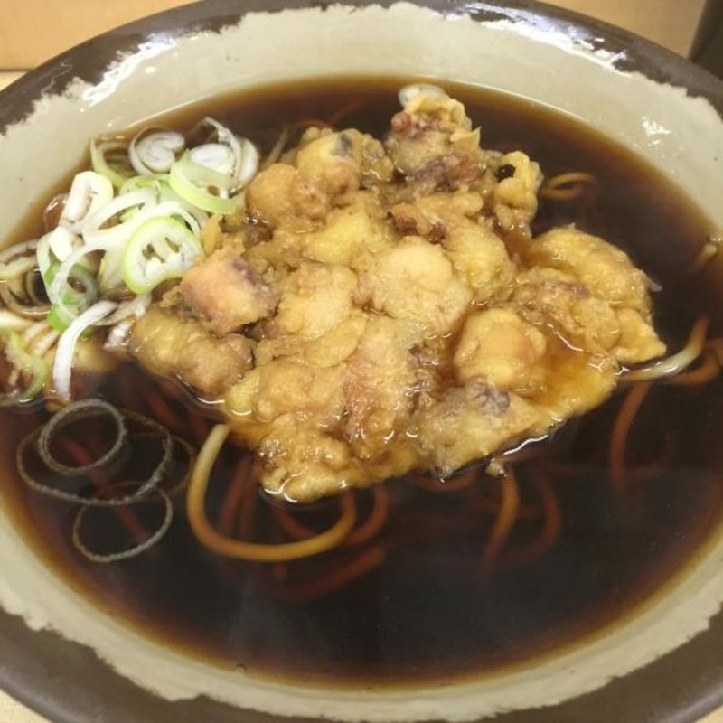 げそ天そば(岩本町スタンドそば 秋葉原店 （いわもとちょうすたんどそば）)