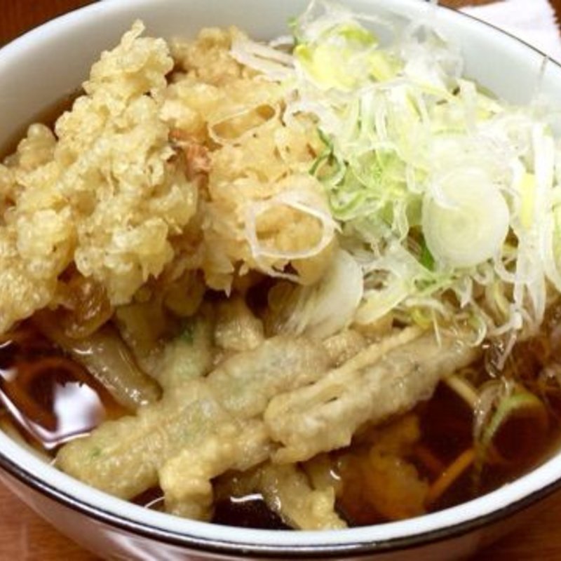 そば+ちくわ天+ごぼう天(うさぎや)