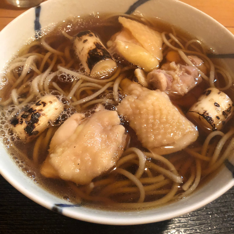 鶏そば(手打蕎麦 松永)