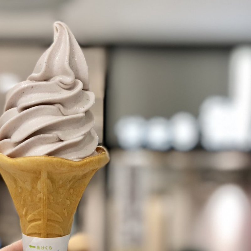 あずきソフトクリーム(御座候 東武池袋店)