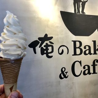 なかほら牧場のソフトクリーム(俺のBakery＆Cafe 東銀座歌舞伎座前)