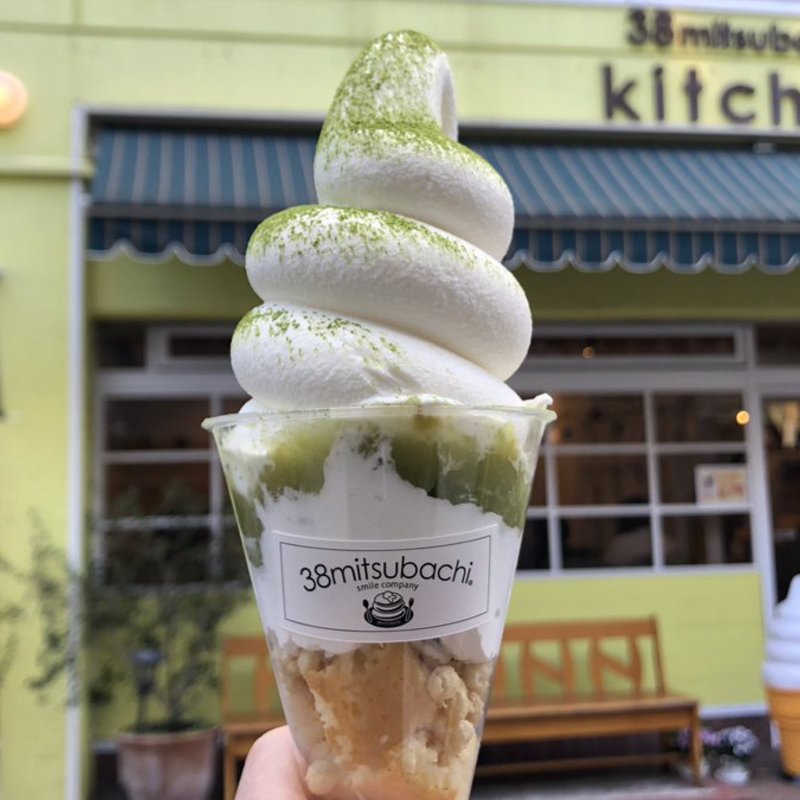 ミツバチパフェ・抹茶&ずんだ(ミツバチ キッチン （38 mitsubachi Kitchen）)