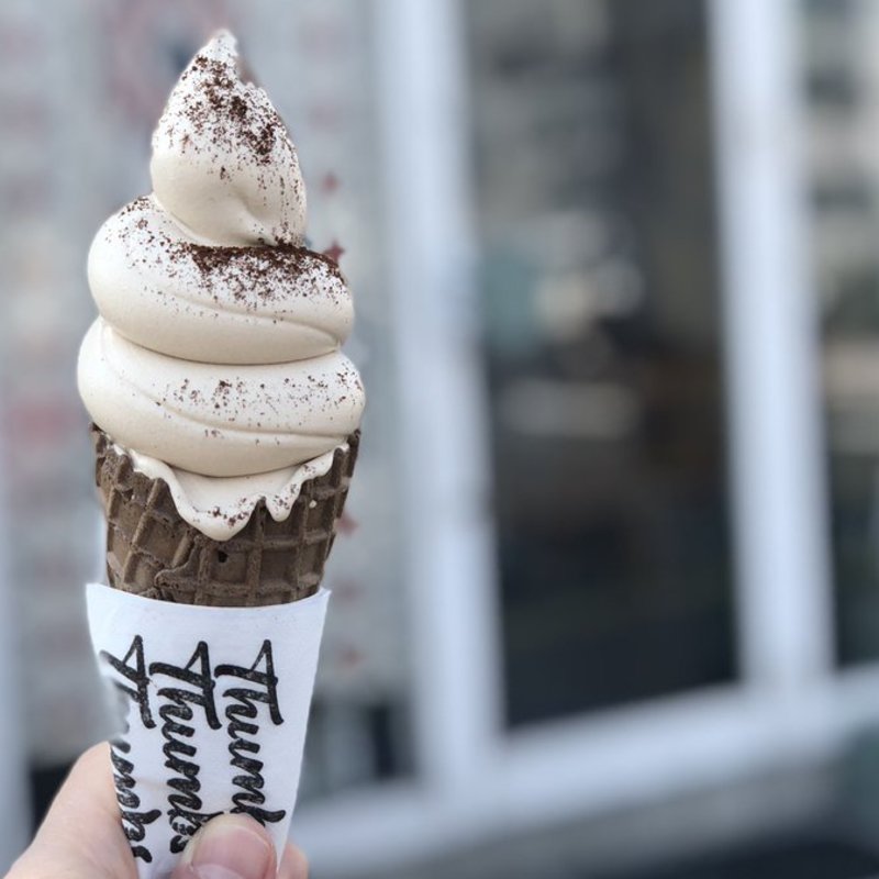 エスプレッソソフトクリーム(サムズアップ コーヒースタンド （Thumbs up coffee stand）)