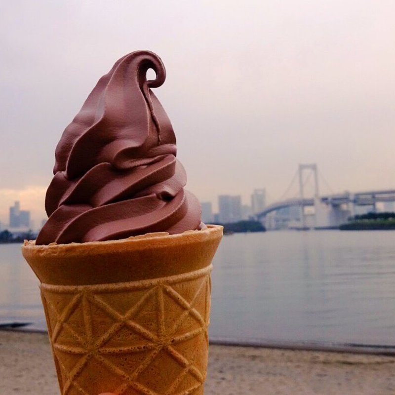 ソフトクリーム(エフカイビーチ)