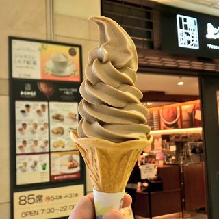 モーニングコーヒーソフトクリーム(上島珈琲店 札幌アピア店 )