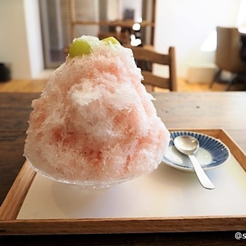 葡萄のかき氷(吹上の森 六甲)