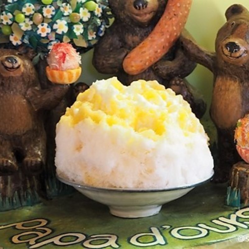 杏ブランマンジェ(パパ・ド・ウルス 丘の上食堂 （Papad’ours）)