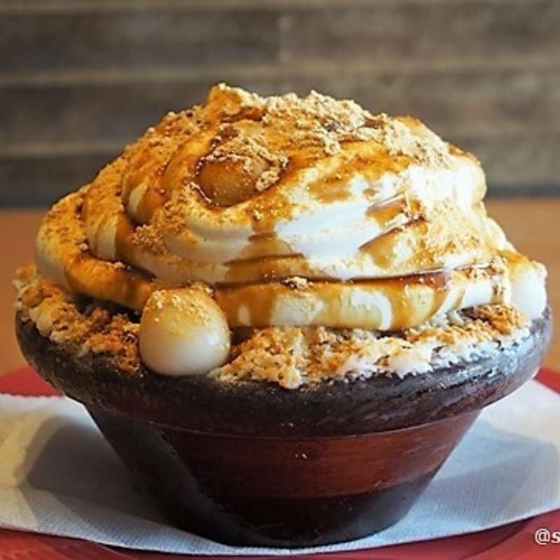 黒蜜もっちもちきなこ(梅田 かき氷 ICE HOLIC アイスホリック)