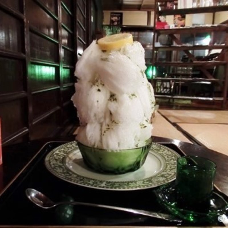 青じそかき氷(喫茶ゆすらご )