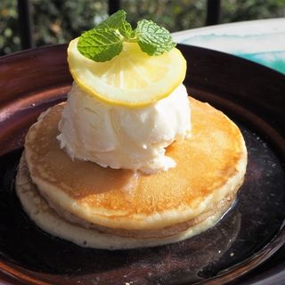ホットケーキ　はちみつレモンソース　セット(テンラン カフェ （TENRAN CAFE）)