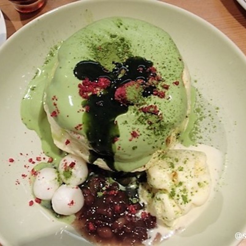 抹茶スフレパンケーキ(LionCAFE)