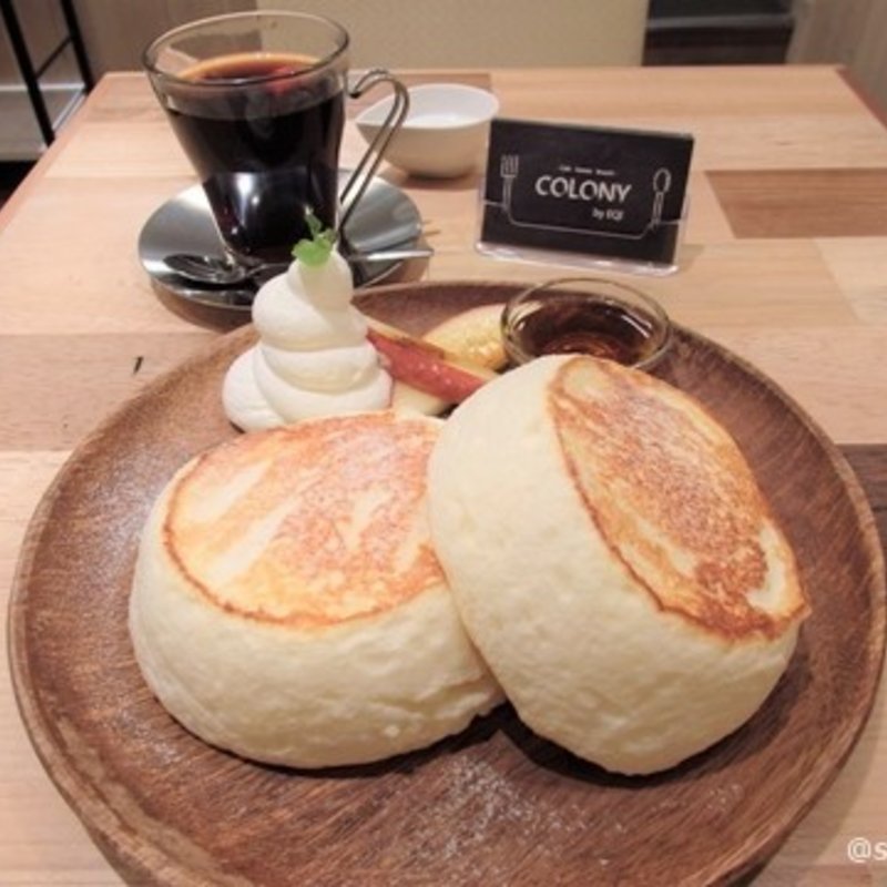 リコッタ香るスフレパンケーキ(COLONY by EQI 心斎橋アメ村店)
