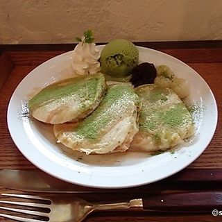 お豆腐パンケーキ (家屋カフェ )