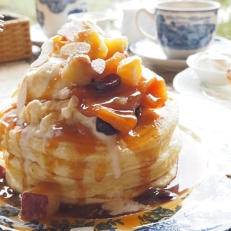 フルーツパンケーキ(イングルサイドカフェ)