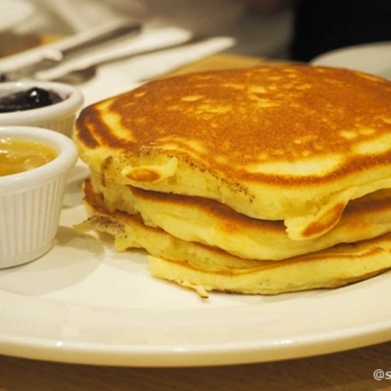 ブルーベリーパンケーキwithメイプルバター　(クリントン ストリート ベイキング カンパニー 名古屋)