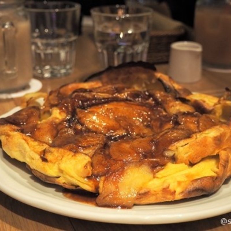 アップルパンケーキ(オリジナルパンケーキハウス なんばパークス店)