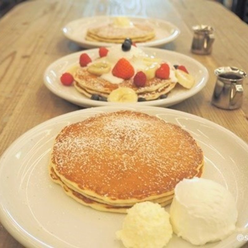 BLUEBERRY PANCAKES ブルーベリー パンケーキ(MOTION DINER KYOTO （モーション ダイナー）)