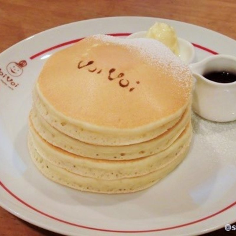 クラシックバターミルクパンケーキ　4枚(パンケーキママカフェ VoiVoi （ヴォイヴォイ）)