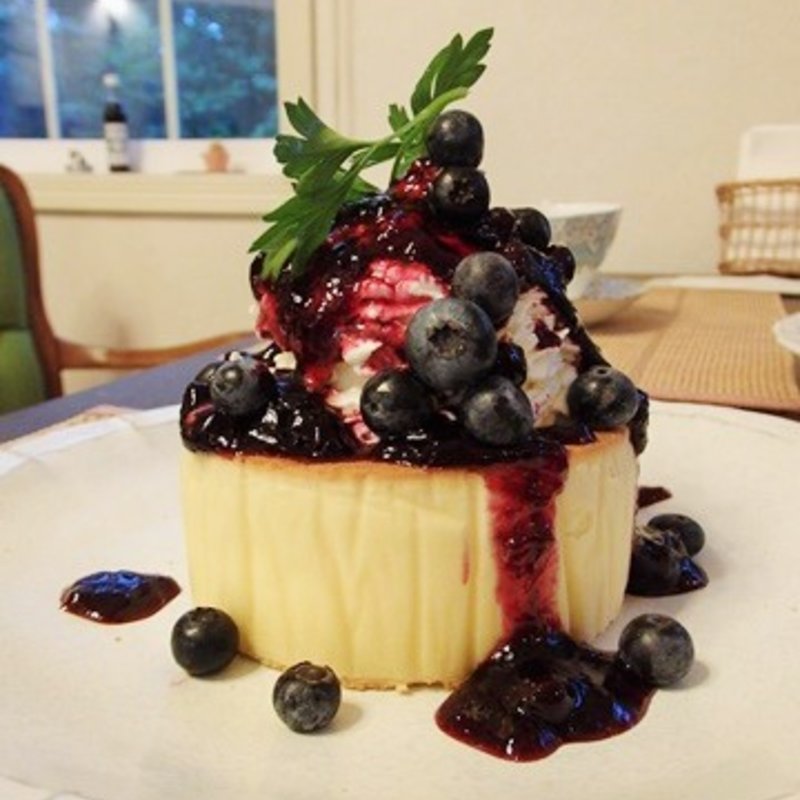 季節限定 ブルーベリーのパンケーキ(森のACHA （アチャ）)