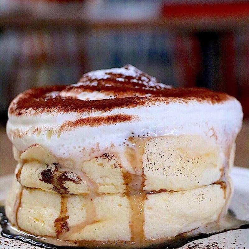 ティラミス風パンケーキ(えぐぅ～ カフェ 国分寺店 （eggg Cafe）)