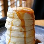 ふわふわリコッタチーズパンケーキ(ミカサデコ＆カフェ神宮前 （MICASADECO&CAFE）)