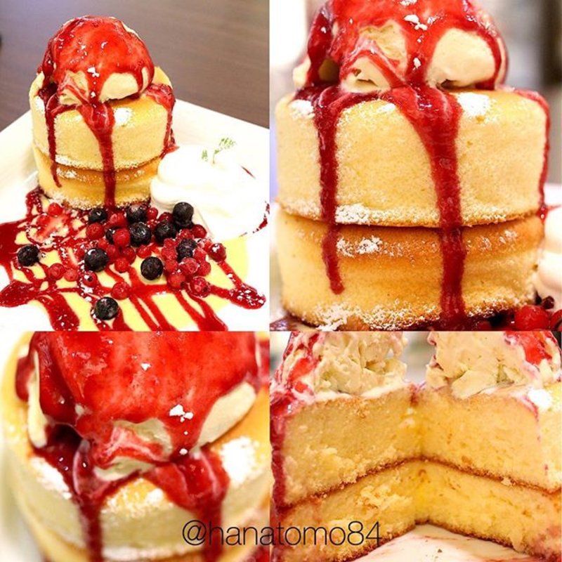 ホットケーキベリークリーム(小川珈琲 イオン越谷レイクタウン店)