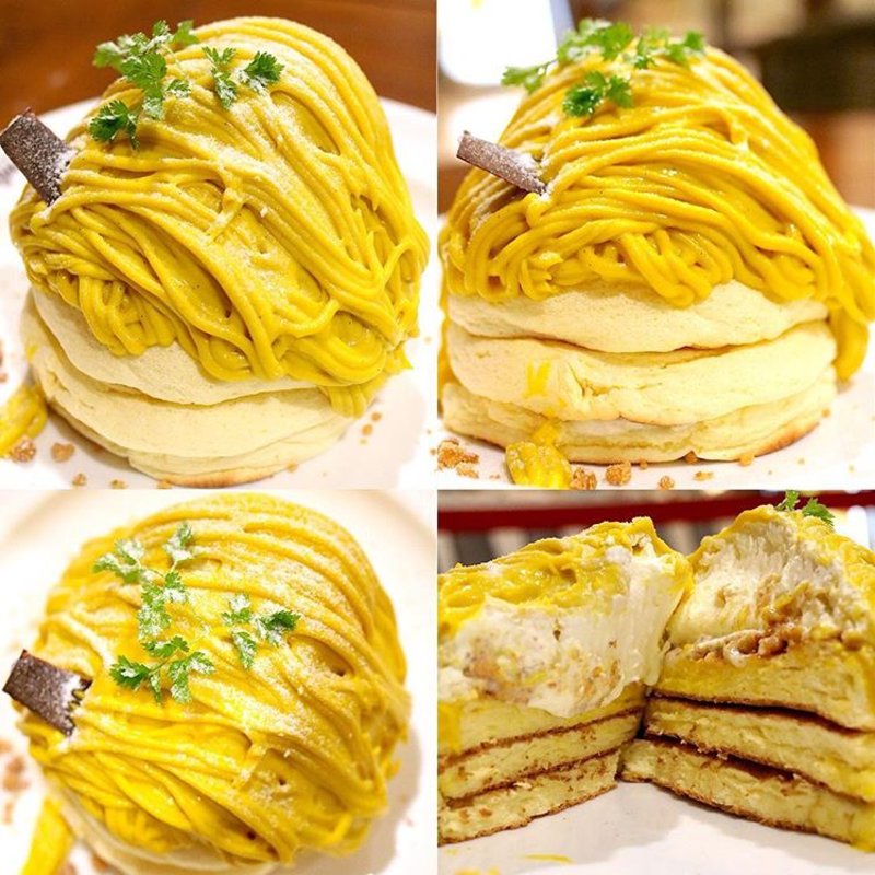 パンプキンモンブランパンケーキ(Merengue （メレンゲ）)