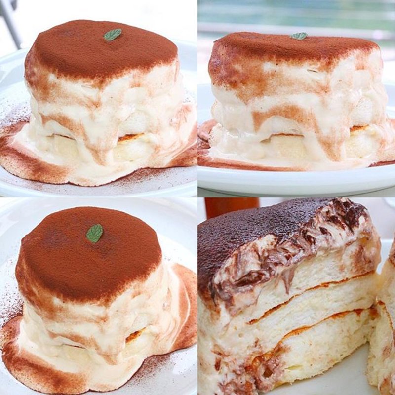 ティラミスパンケーキ(Cafe & Dining 下町の時計台)