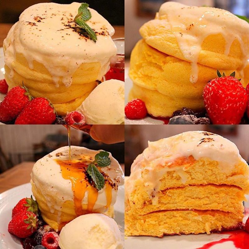 クリームチーズブリュレとMIXベリーソース（3pics）(elk エルク 心斎橋本店)