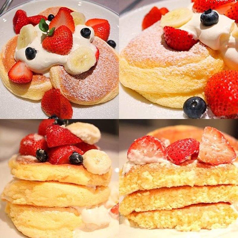 奇跡のパンケーキ【フレッシュフルーツ】(FLIPPER'S 自由が丘店)