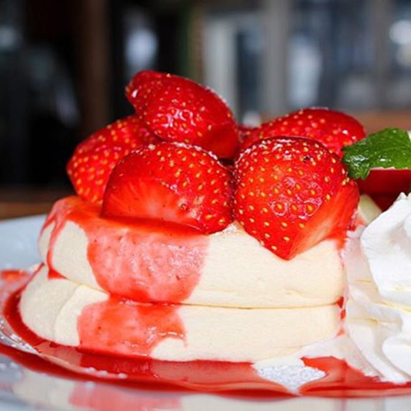 イチゴパンケーキ(穂高ドッグラン・カフェN36°)