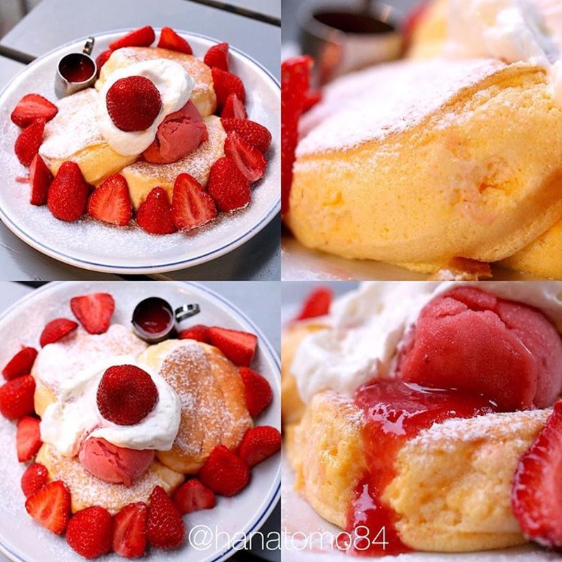 奇跡のパンケーキ【あまおうづくし】(FLIPPER'S 吉祥寺店)