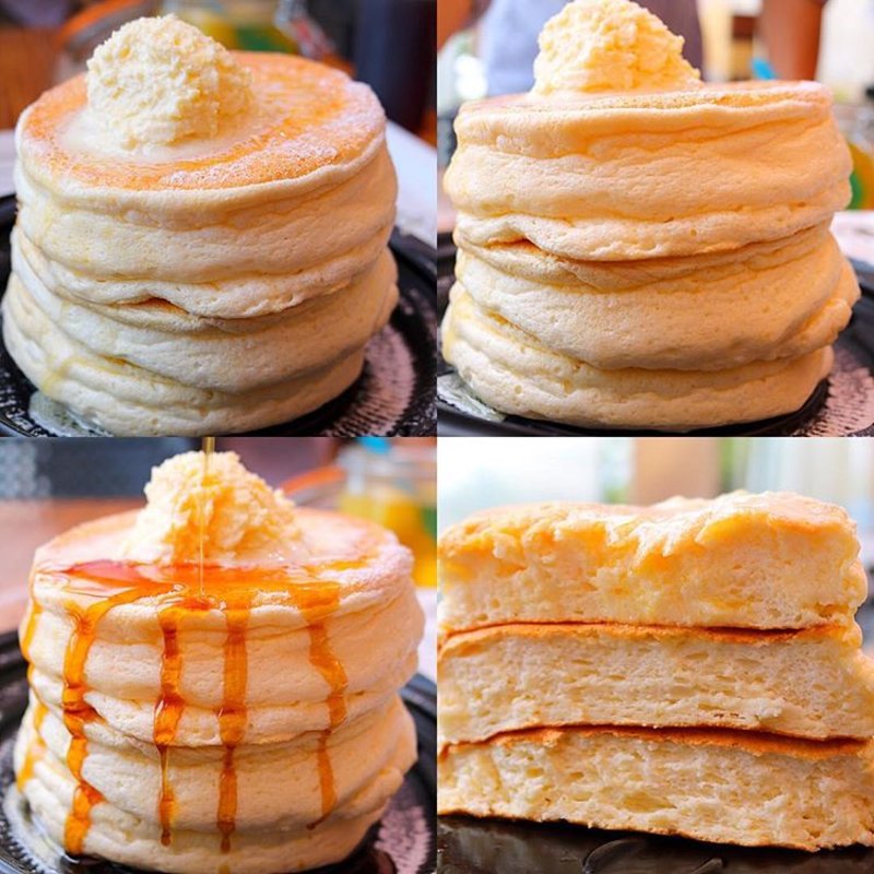 ホイップバターパンケーキ(eggg Cafe 小平本店)