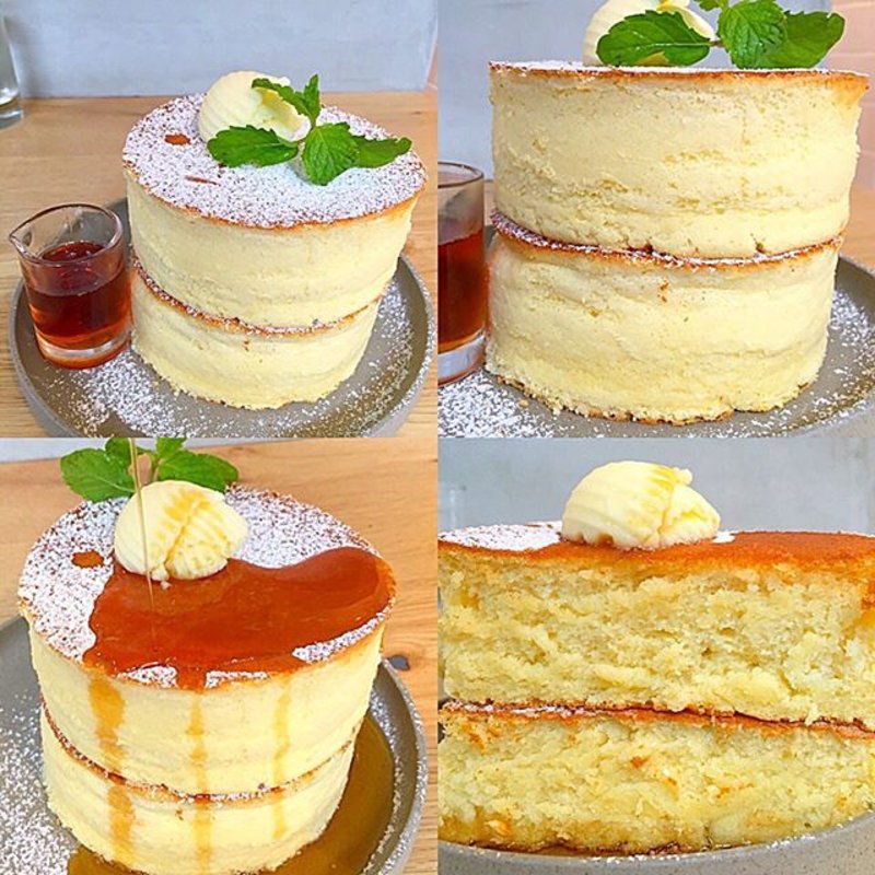 特製厚焼きパンケーキ（W）(uzna omom 原宿本店)