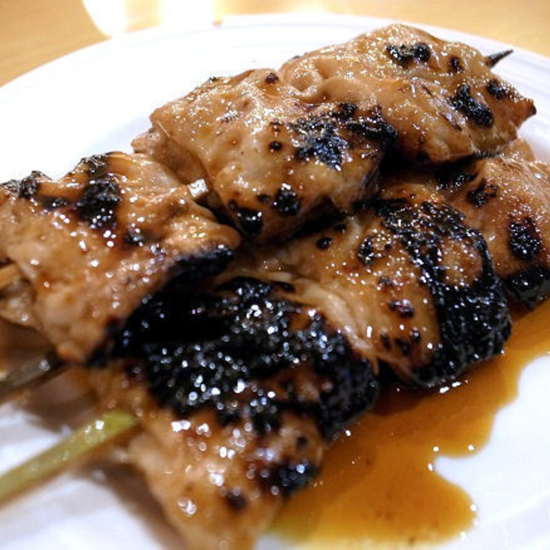 ゆでシロ(もつ焼き 三朝)