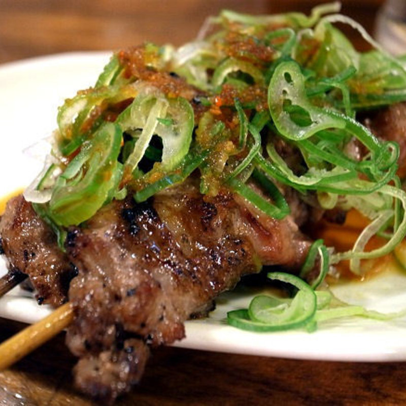 かしらねぎまみれ(のんき 赤羽店 （もつやき のんき）)