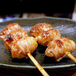 鶏皮ニンニク