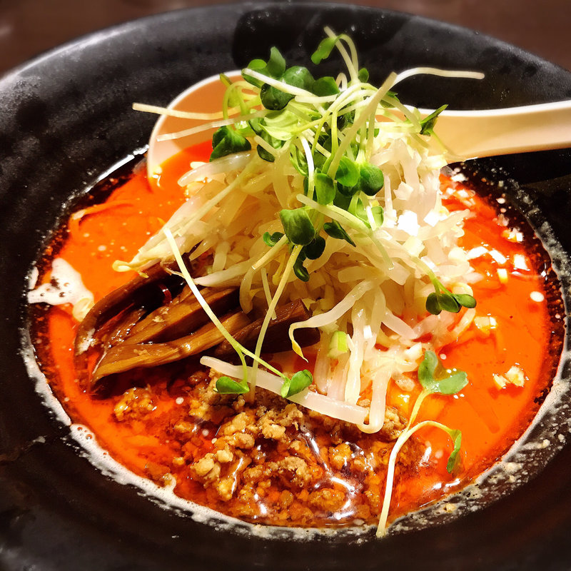 冷やし坦々麺(中華屋 天風 天神町店)