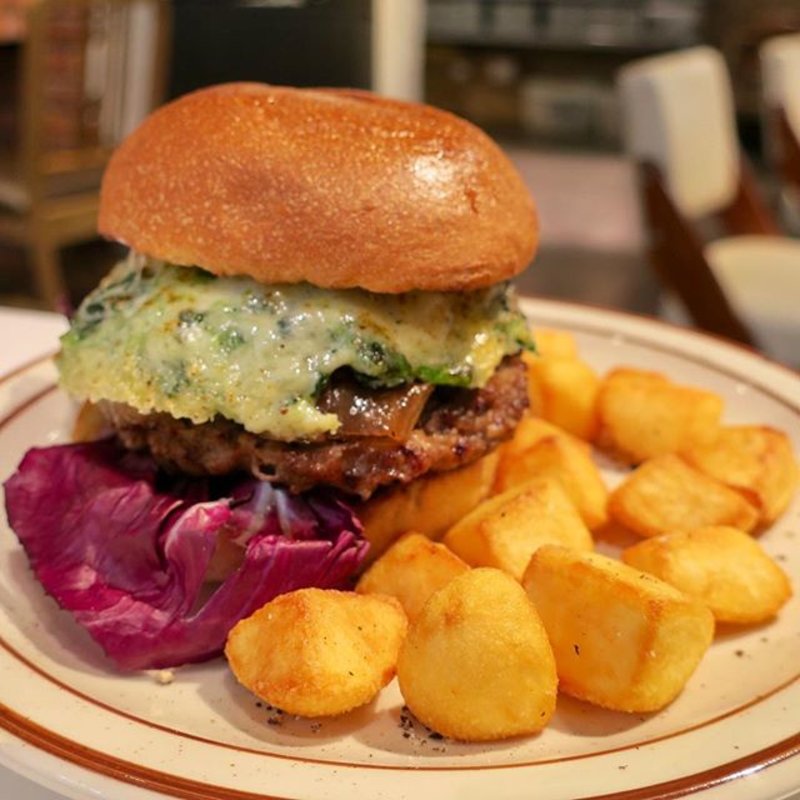 ベーコンスピナッチ・グラタンバーガー(J.S. BURGERS CAFE ららぽーとEXPOCITY店)