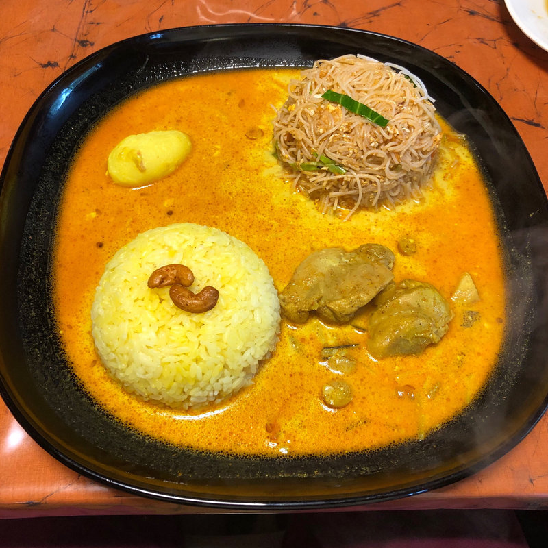 ライス&ヌードルカレーセット(スリランカレストラン キヨミ)
