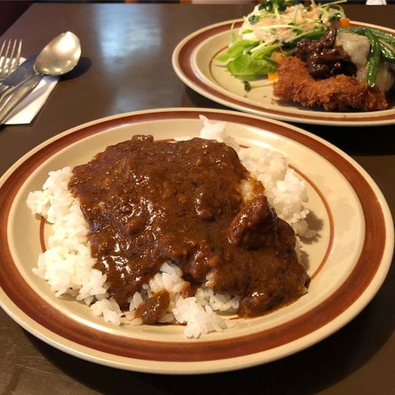 ポークカツ(パイナップルソース)カレー付き(CURRY SHOP ITOH )