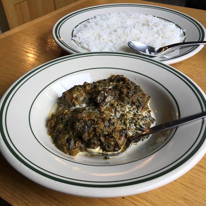 ほうれん草チキンカレー(肉とスパイス JINDARI )